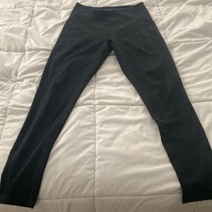 Girlfriend Collective high waisted ankle leggings in black